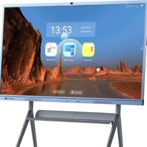 65″ 4K Smart Interactive Whiteboard with Camera & Dual System for Classroom & Business